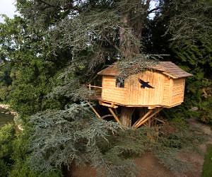 Dormir dans une cabane dans les arbres dans les Pyrénées-ATlantiques (64)